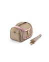 Braccialini - Mini-Reise-Kosmetiktasche mit Nylon-Schulterriemen Dea Soft