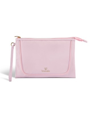 Braccialini - Clutch with Wrist Strap, Size L, in Dea...