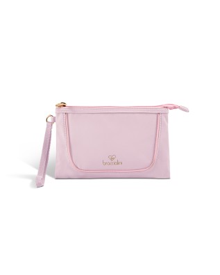 Braccialini - Clutch with Wrist Strap, Size M, in Dea...