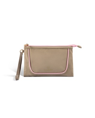 Braccialini - Clutch with Wrist Strap, Size M, in Dea...
