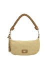 Ynot - Hobo bag with braided handle, Size XS, in Malè