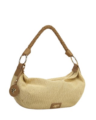 Ynot - Hobo Bag with Braided Handle, Size S, in Malè 2