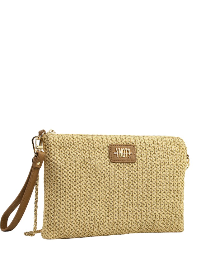 Ynot - Clutch with wrist strap and shoulder strap, Size M, in