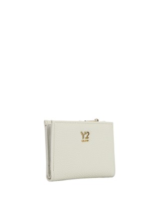 Ynot - Small Women's Wallet with Clip and Front Logo in... 2