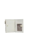  Ynot - Portafoglio Piccolo Donna con Clip e Logo Frontale in