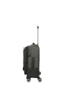 Travelite – Erweiterbarer Kabinen-Trolley, Größe S, aus recyceltem Polyester, mit 4 Crosslite 5.0-Rädern