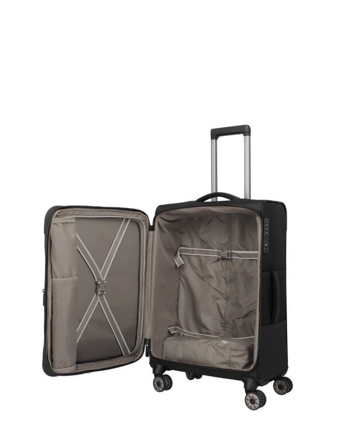 Travelite - Trolley  morbido in poliestere M Crosslite