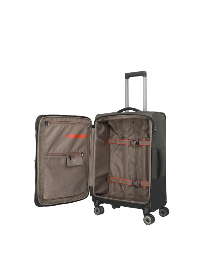  Travelite - Trolley morbido in poliestere M Crosslite