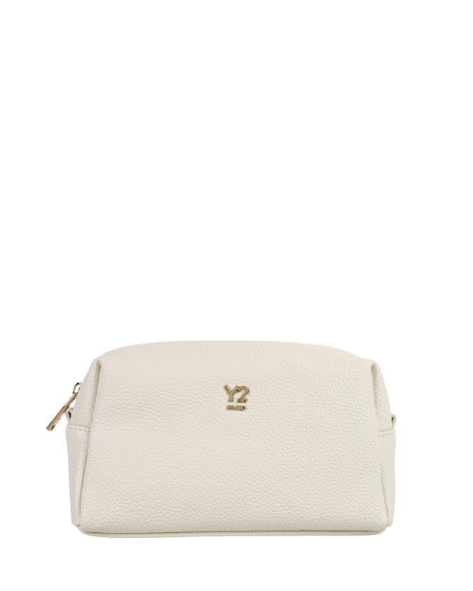 Ynot - Beauty Case Donna con Logo Frontale in Ecopelle Harmony