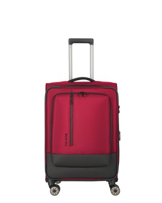 Travelite - Weicher Trolley aus Polyester M Crosslite - Rot