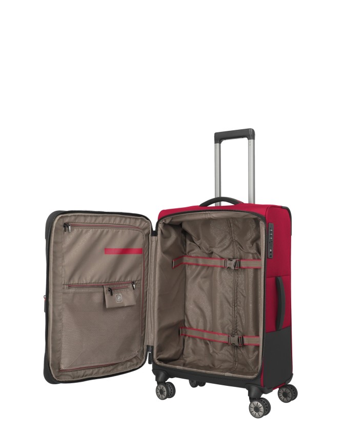  Travelite - Trolley morbido in poliestere M Crosslite
