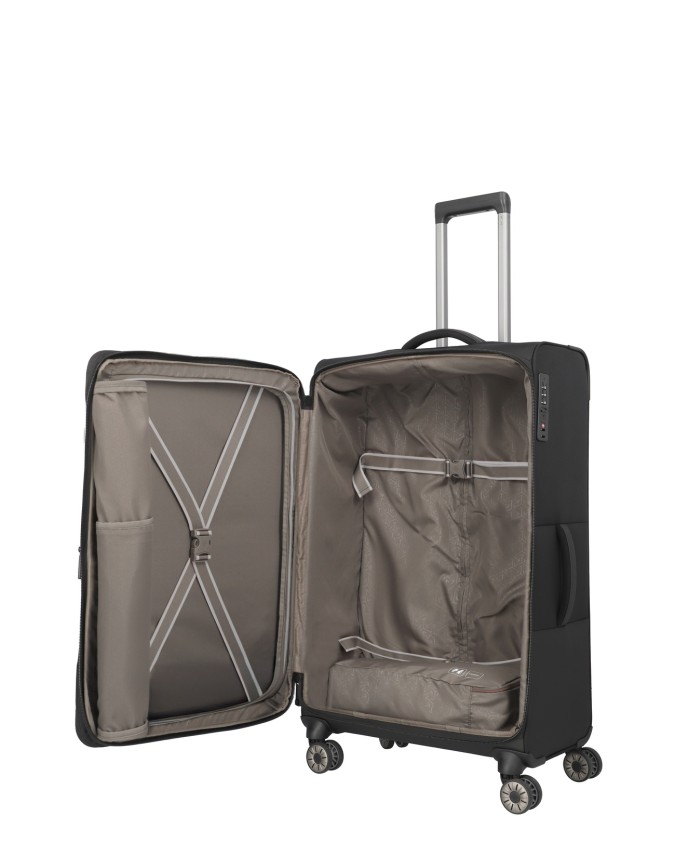Travelite - Trolley morbido in poliestere L Crosslite