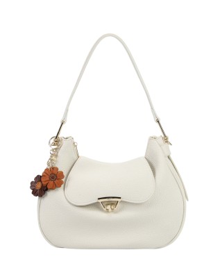  Ynot - Borsa Hobo con Patta in Ecopelle Harmony