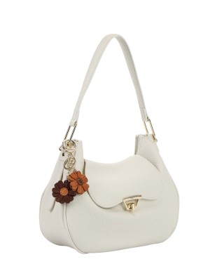 Ynot – Hobo-Tasche mit Klappe aus Kunstleder Harmony - MILCH 2