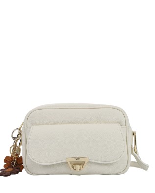  Ynot - Borsa a Tracolla con Tasca Frontale in Ecopelle Harmony