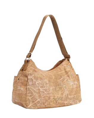  Ynot - Borsa a Spalla con Tasche Laterali in Nylon Stampa 2