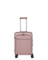 Travelite – Trolley cabina S+ in alluminio con tasca frontale 4 ruote Next