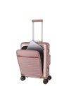 Travelite – Trolley cabina S+ in alluminio con tasca frontale 4 ruote Next