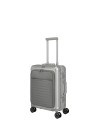 Travelite – Trolley cabina S+ in alluminio con tasca frontale 4 ruote Next