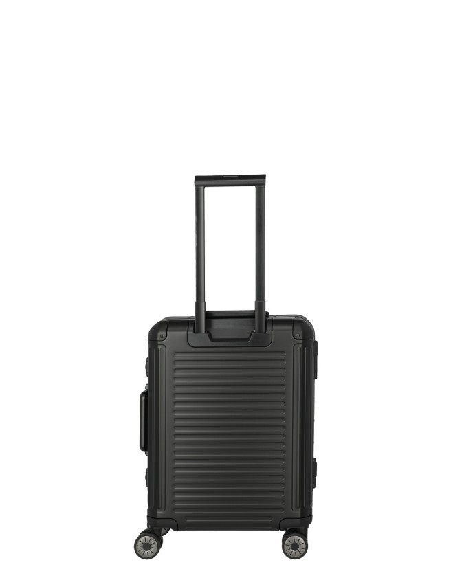 Travelite – Trolley cabina S+ in alluminio con tasca frontale 4 ruote Next