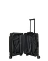 Travelite – Trolley cabina S+ in alluminio con tasca frontale 4 ruote Next