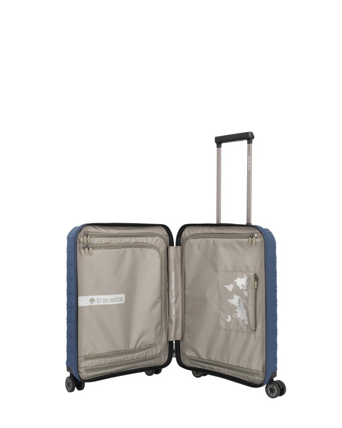  Travelite - Trolley cabina S+ in polipropilene con tasca