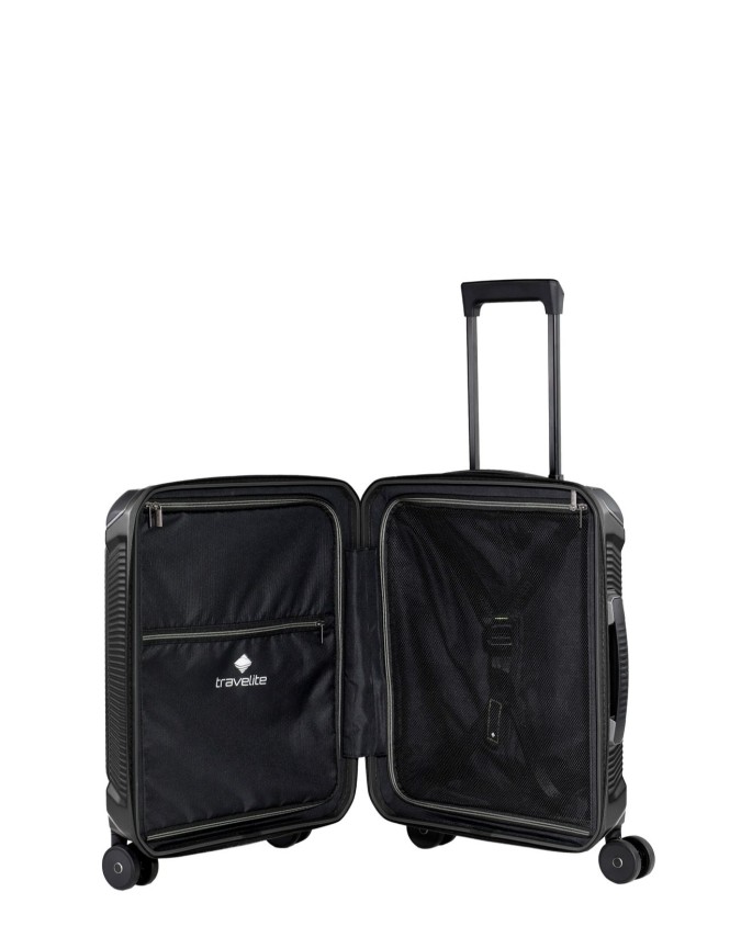 Travelite - Trolley Tg. S+ con tasca frontale in policarbonato 4 Ruote Millennium