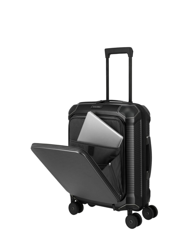 Travelite - Trolley Tg. S+ con tasca frontale in policarbonato 4 Ruote Millennium