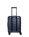 Travelite - Trolley Größe S+ mit Frontfach aus Polycarbonat, 4 Räder, Modell Millennium