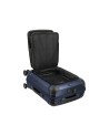 Travelite - Trolley Größe S+ mit Frontfach aus Polycarbonat, 4 Räder, Modell Millennium