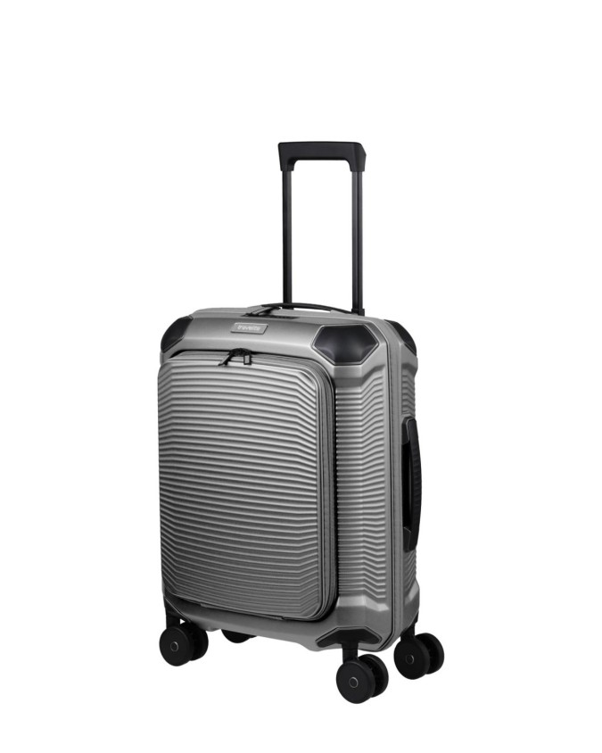  Travelite - Trolley Tg. S+ con tasca frontale in policarbonato