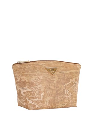  Ynot - Beauty Case Donna Large in Nylon Stampa Città Gum 2