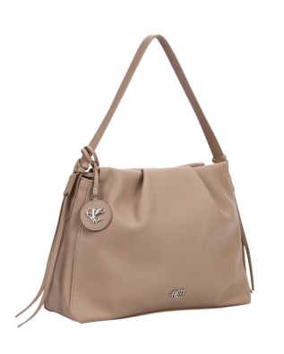 Ynot - Women's Hobo Bag, Size M, in London Faux Leather 2