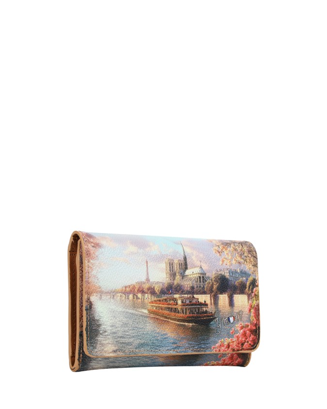 Ynot – Damenbrieftasche aus Kunstleder mit Klappe, Città