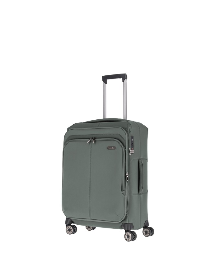 Travelite - Trolley Medio in nylon riciclato espandibile 4 ruote 68 cm Priima