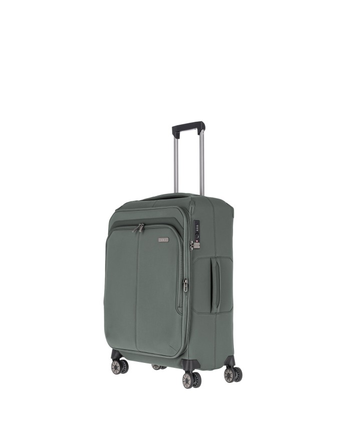 Travelite - Trolley Medio in nylon riciclato espandibile 4 ruote 68 cm Priima