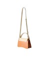 Coccinelle - Borsa a Mano con Tracolla in Pelle Tricolor C-Me
