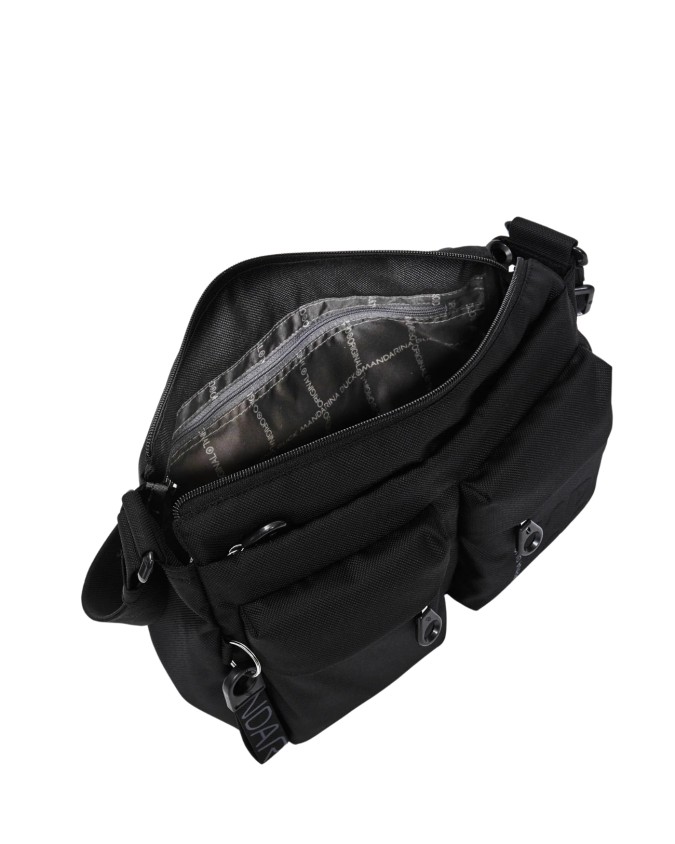 Mandarina Duck - Shoulder bag with front pockets, made of MD20