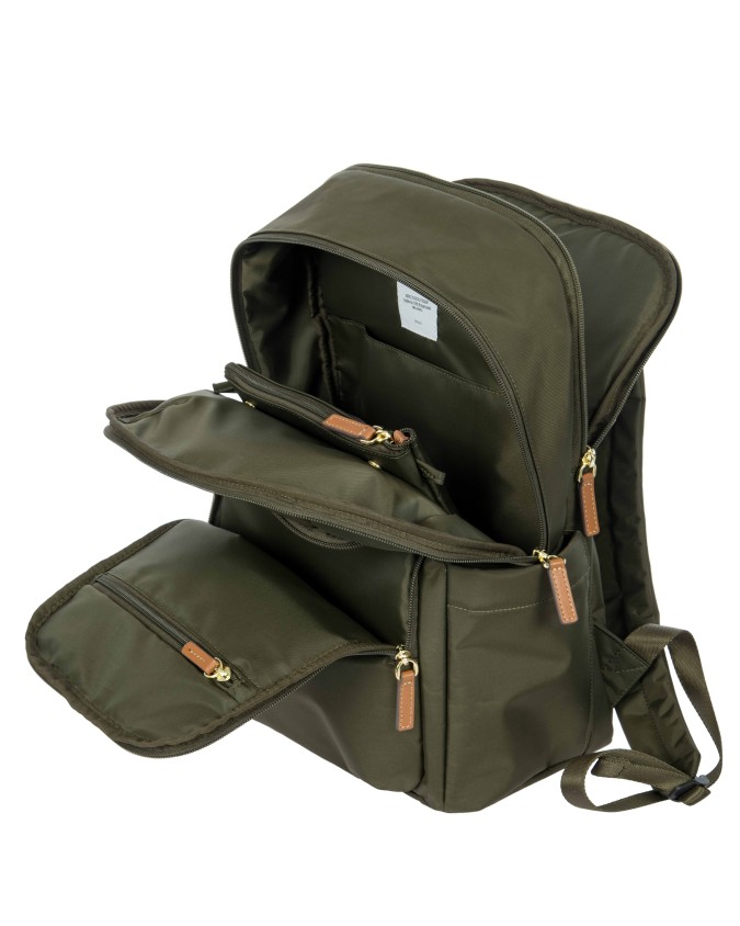 Bric's - Rucksack City Grande 2 in 1 aus recyceltem Stoff –