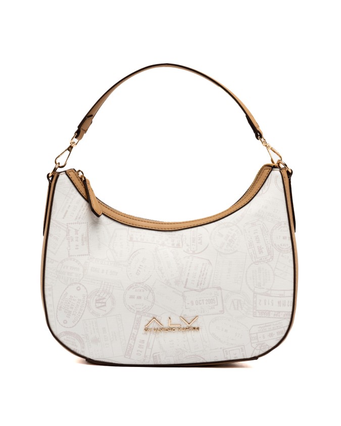  Alv By Alviero Martini - Borsa hobo in poliuretano Passport
