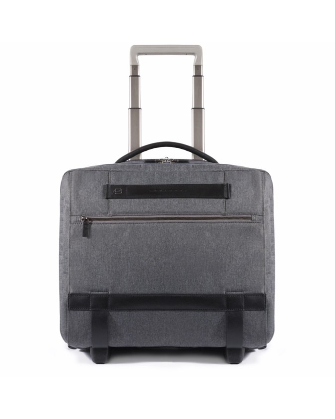 PIQUADRO - Pilotina in pelle e tessuto - Grigio - CA4150W84/GR su Studioarch