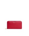 Coccinelle - Metallic Soft zip-around leather wallet with coin