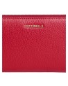 Coccinelle - Metallic Soft zip-around leather wallet with coin