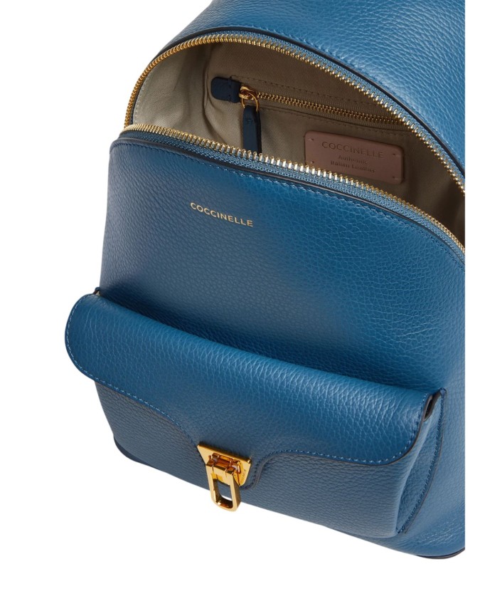 Coccinelle - Women's Leather Backpack, Size S, Beat Generation