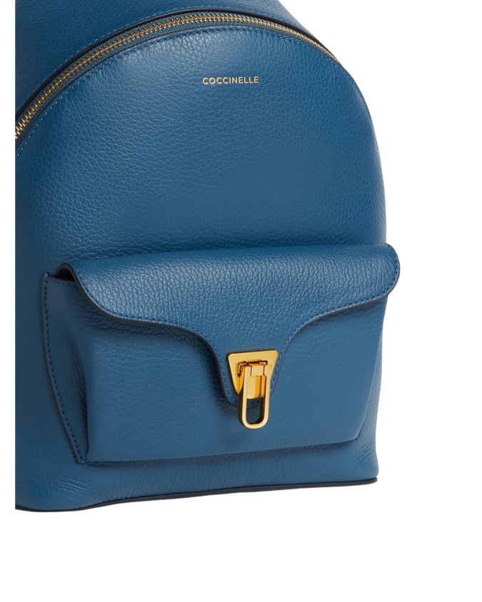 Coccinelle - Women's Leather Backpack, Size S, Beat Generation