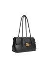 Coccinelle - Borsa a spalla in pelle Large con patta C-Me Lock