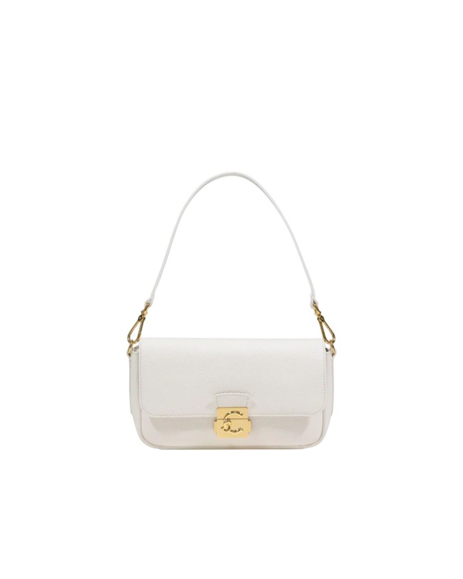 Coccinelle - Medium C-Me Leather Shoulder Bag with Flap and