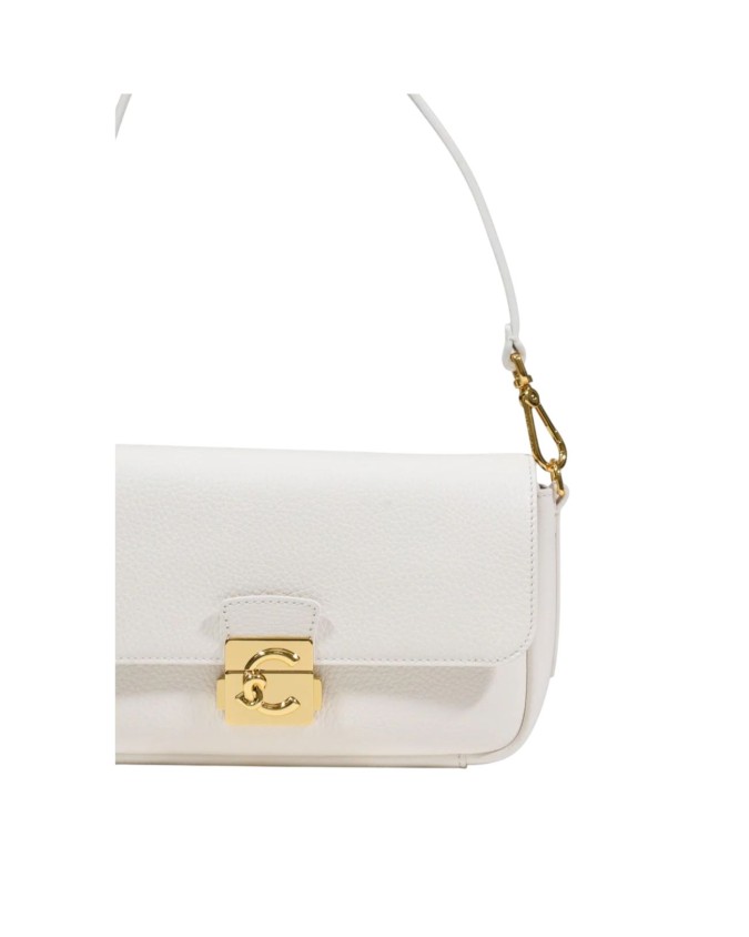Coccinelle - Medium C-Me Leather Shoulder Bag with Flap and