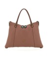 Gabs - Thamara Two-Tone Gold Bull Leather Shopping Bag, Size M