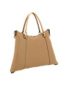 Gabs - Thamara Two-Tone Gold Bull Leather Shopping Bag, Size M